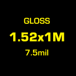 COBRASHIELD Gloss Paint Protection Film | Ultra Gloss. Maximum Reflection | 1.52*1M | 7.5mil | 10 years | Self Healing, Hydrophobic