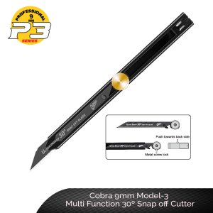 Model -P3 | Cobra 9mm Model-3 Multi Function 30º Snap off Cutter