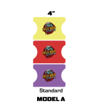 Cobra Tint&Wrap Squeegee Series -Model A - STANDARD 4" ( 3pcs one set) | 3 Different Hardness