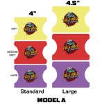 Cobra Tint&Wrap Squeegee Series -Model A - ( 3pcs one set) | 3 Different Hardness