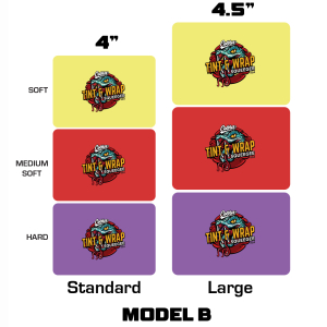 Cobra Tint&Wrap Squeegee Series -Model B-( 3pcs one set) | 3 Different Hardness