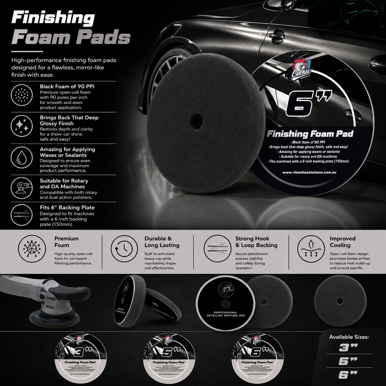 Finishing Foam Pads