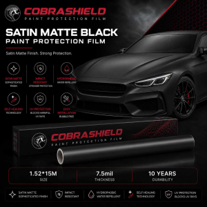 COBRASHIELD Satin Matte Black Paint Protection Film
