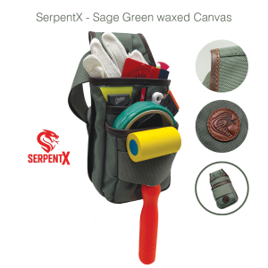 SerpentX - Sage Green  Waxed Canvas Tool Bag | Limited Edition