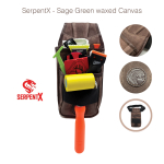 SerpentX - Brown Waxed Canvas Tool Bag | Limited Edition