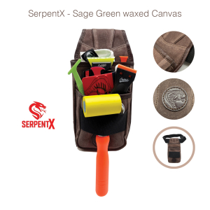 SerpentX - Brown Waxed Canvas Tool Bag | Limited Edition