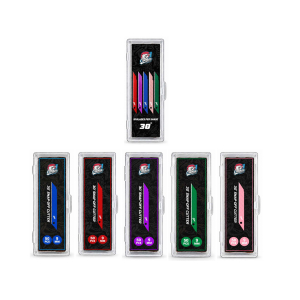 Cobra Spectrum 30° Snap-Off Blades – 9mm – Mixed Colours – 50 Pack