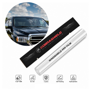 COBRASHEILD Windshield Protection Film | 1.52*15M | 6.5 mil |  2 years |Self Healing| Hydrophobic