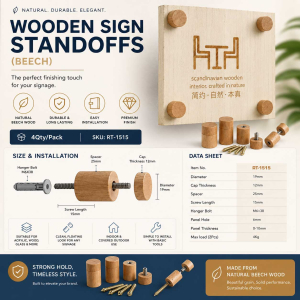 Wooden Sign Standoffs | 19mm x 25mm
